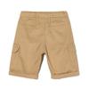DINGDONG'S CLOSET Tollder Kid Boys' Cotton Drawstring Cargo Shorts(Black,4-5T) view 2