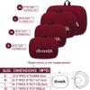 Aventik Neoprene Fishing Reel Cover Pouch Round Baitcasting Trolling Reels Storage Conventional Reel Cover Durable Soft Protection (Black/Red, M:4.3''Width x 2.9''Diameter) view 2