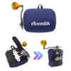 Aventik Neoprene Fishing Reel Cover Pouch Round Baitcasting Trolling Reels Storage Conventional Reel Cover Durable Soft Protection (Black/Red, M:4.3''Width x 2.9''Diameter) view 4