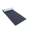 XWZFFAI Classic Boat Flooring Marine Mat EVA, Self-Adhesive Deck Marine Carpet Non-Slip Waterproof Foam Boat Decking Sheet for Kayak Yacht Golf Cart,Dark Grey,94.4"x35.4" view 1