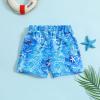 AIMAOMI Toddlers Baby Boys Swimsuit Trunk Rashguard Set Swimwear Bathing Suit Sunsuit Swim Shirt UPF (Blue, 3-4 Years) view 3