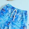 AIMAOMI Toddlers Baby Boys Swimsuit Trunk Rashguard Set Swimwear Bathing Suit Sunsuit Swim Shirt UPF (Blue, 3-4 Years) view 4