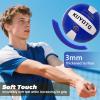 KUYOTQ Blue Beach Volleyball Official Size Thickened Surface Soft Leather Outdoor Volleyball Waterproof in&Outdoor for Youth Womens Adults,Beach Play,Game,Training(Deflated) view 3