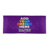 Xvmqgkh Custom Yoga Towel,Personalized Soft Towels Add Your Design Beach Towel with Picture Text Logo Name for Home Outdoor Sports Gym Yoga Purple view 2