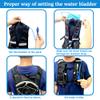 HITASTAR Hydration Backpack with 2L Hydration Bladder Lightweight Water Backpack Climbing Pouch for Hiking Hydration Pack for Running Cycling Hiking view 3