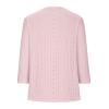 Womens Plus Size Tops Crewneck Eyelet Embroidery Cutout Short Sleeve Tshirts Summer Plain Slim Comfy Button Blouses Eyelet Embroidery Short Sleeve Tops Shirts Solid Retro Plain Holiday T-Shirts view 4