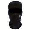 Balaclava Face Mask Cover Sun UV Protection Windproof Scarf Printing Mask Men Women Cycling Motorcycle Riding Ski Mask Black view 1