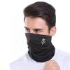 Balaclava Face Mask Cover Sun UV Protection Windproof Scarf Printing Mask Men Women Cycling Motorcycle Riding Ski Mask Black view 2
