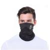 Balaclava Face Mask Cover Sun UV Protection Windproof Scarf Printing Mask Men Women Cycling Motorcycle Riding Ski Mask Black view 3