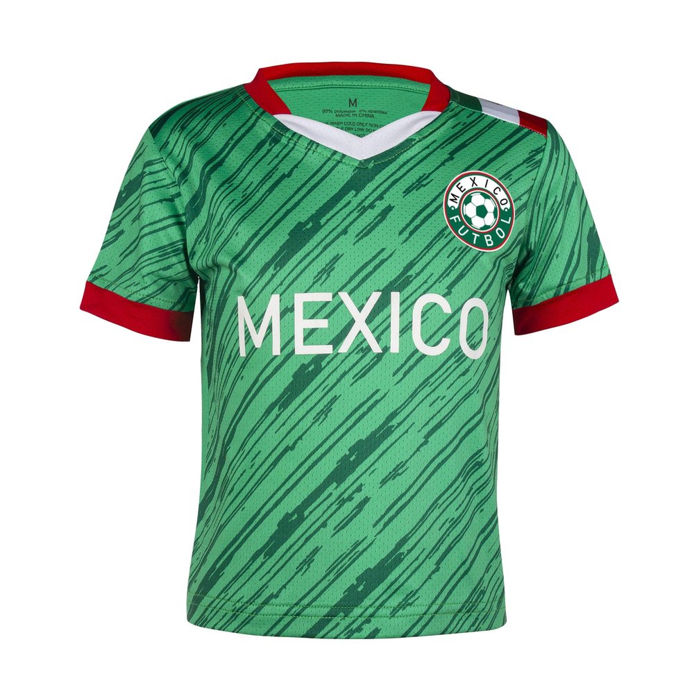 Cnins Mexico Womens Soccer Jersey XS-3XL, V-Neck Athletic Fit, Stadium-Ready Uniform (CNSK-MX, XL)