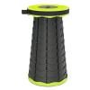 SPXTOM Portable Stool, Compact Folding Chair, Retractable Camping Stool, Collapsible, Height Adjustable, Lightweight, for Outdoor Fishing Hiking Gardening (Color : Green) view 1