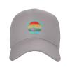 Adjustable Lucky Fishing Shirt Do Not Wash Baseball Cap Women Men Hat Truck Driver Baseball Caps Sun Hats Gray view 2
