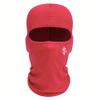 Balaclava Face Mask Cover Sun UV Protection Windproof Scarf Printing Mask Men Women Cycling Motorcycle Riding Ski Mask Red view 1
