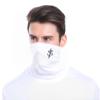 Balaclava Face Mask Cover Sun UV Protection Windproof Scarf Printing Mask Men Women Cycling Motorcycle Riding Ski Mask White view 2