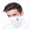 Balaclava Face Mask Cover Sun UV Protection Windproof Scarf Printing Mask Men Women Cycling Motorcycle Riding Ski Mask White view 3