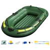 RWGOVLU Large Inflatable Boat, Kayak, 2 Person PVC Material Canoe Kayak Rubber Dinghy Thicken Foldable Inflatable Fishing Boat view 1