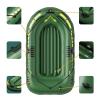 RWGOVLU Large Inflatable Boat, Kayak, 2 Person PVC Material Canoe Kayak Rubber Dinghy Thicken Foldable Inflatable Fishing Boat view 3