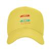 Adjustable Lucky Fishing Shirt Do Not Wash Baseball Cap Women Men Hat Truck Driver Baseball Caps Sun Hats Yellow view 2