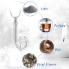 AIWENXI Fishhook Urn Necklace for Ashes Mini Cross Cremation Jewelry Stainless Steel Fishing Keepsake Ash Pendant Heaven Memorial Cremation Jewelry for Women Men Gifts view 3