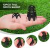 Rolitwils Golf Simulator tees, 24Pcs Plastic Golf Mat Tees for Home, Outdoor or Indoor Golf Tees for Training, Practice Golf tees for Winter Turf and Driving Range, Pack of 12 Tall & 12 Small view 2