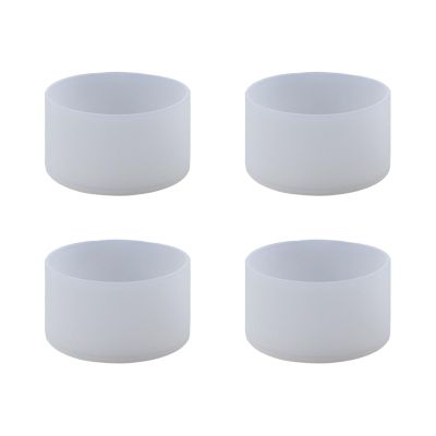 4 Pieces Silicone Boot Sleeve Protective Silicone Covers Water Bottle Bottom Cover Silicone Material For Water Bottles Protective Sleeve