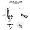 AIWENXI Fishhook Urn Necklace for Ashes Mini Cross Cremation Jewelry Stainless Steel Fishing Keepsake Ash Pendant Heaven Memorial Cremation Jewelry for Women Men Gifts view 2