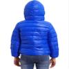 ACSUSS Kids Teens Winter Coat Puffer Jackets Boys Girls Long Sleeve Zip Up Hoodie Ultra Lightweight Down Coat Royal Blue 13-14 Years view 3