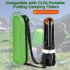 Xxerciz Storage Bag for CLIQ Portable Chair Camping Chairs, Portable Camping Chair Replacement Bag with Adjustable Shoulder Strap, Chair Protective Case for Outdoor Camping Beaching Traveling (Green) view 3