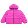 ACSUSS Kids Teens Winter Coat Puffer Jackets Boys Girls Long Sleeve Zip Up Hoodie Ultra Lightweight Down Coat Hot Pink 11-12 Years view 4