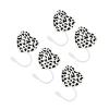 5pcs Straw Lid Reusable Silicone Straw Covers Heart-Shaped Leopard Print Straw Plug For Tumblers Cup Accessories Home Straw Cover For Party view 4