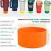 QIANHAI Silicone Boots with Straw Lip Compatible for Stanley 40oz Tumbler & IceFlow 30 20Oz Sport Water Bottle Bottom Sleeve HydroFlask 12-24oz Cup Accessories (Jungle Turtle) view 2