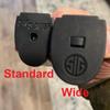 Hammy3DPrints Mount for Sig P320 Mags - Slatwall | Magazine Holder Storage Rack (Standard Baseplate, HoldUp Disp.) view 2
