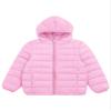 ACSUSS Kids Teens Winter Coat Puffer Jackets Boys Girls Long Sleeve Zip Up Hoodie Ultra Lightweight Down Coat Pink 9-10 Years view 4