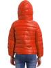 ACSUSS Kids Teens Winter Coat Puffer Jackets Boys Girls Long Sleeve Zip Up Hoodie Ultra Lightweight Down Coat Orange 9-10 Years view 3