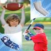 Newcotte 12 Pairs Arm Sleeves for Kids Compression Football Baseball Youth UV Protection Breathable Cooling Sleeve(Stylish,8-10 Years) view 2