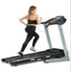 BORGUSI Auto Incline Treadmill with 300 LBS Capacity, 3HP Folding Electric Treadmills for Home, Running Machine with 17.5 Wide Belt, Shock Absorption, 36 Preset Programs, Bluetooth Speaker, Grey view 1