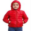 ACSUSS Kids Teens Winter Coat Puffer Jackets Boys Girls Long Sleeve Zip Up Hoodie Ultra Lightweight Down Coat Red 9-10 Years view 1