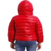 ACSUSS Kids Teens Winter Coat Puffer Jackets Boys Girls Long Sleeve Zip Up Hoodie Ultra Lightweight Down Coat Red 9-10 Years view 3