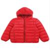 ACSUSS Kids Teens Winter Coat Puffer Jackets Boys Girls Long Sleeve Zip Up Hoodie Ultra Lightweight Down Coat Red 9-10 Years view 4