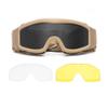 LEJUNJIE Airsoft Goggles, Tactical Safety Goggles Anti Fog Paintball Goggles with 3 Interchangeable lens Hunting Cycling