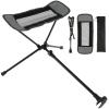 Camping Chair Foot Rest, Camp Chair Footrest Foldable Camping Footrest Retractable Camp Footrest Hammock Chair Foot Rest Outdoor Camping Chair Accessories for Hiking Travel(grey) view 1