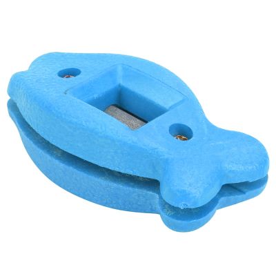 Alomejor Ice Skate Sharpener, Adjustable for Hockey Skates and Figure Skating Blades, Fits Most Ice Blades, Easy to Carry and Use (Blue)