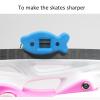 Alomejor Ice Skate Sharpener, Adjustable for Hockey Skates and Figure Skating Blades, Fits Most Ice Blades, Easy to Carry and Use (Blue) view 3
