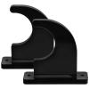 VOSAREA 1pair Display Hanger Wall Mounted Acrylic Rack for Baseball Bats and Fishing Rods Easy to Install Space-saving Design Finish view 1