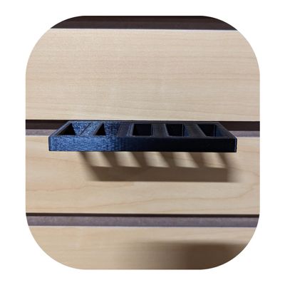Hammy3DPrints Mount for Sig P239 and P938 Mags - Slatwall | Magazine Holder Storage Rack (Store Wall)