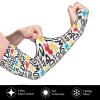 LVGOOKI Autism Arm Sleeves Fashion Autism Awareness Sun Sleeves Packable Outdoor Arm Sleeves for Women and Men view 3