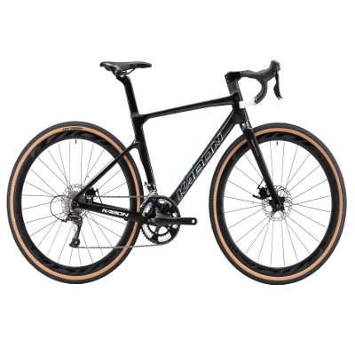 KABON Carbon Gravel Road Bike, T800 Carbon Fiber Frame Racing Bicycle with R8000 22 Speed Disc Brake 700cX40c Tires Bike for Adult