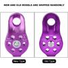 Alomejor Heavy Duty Pulley Block 1000kg Strength for Climbing with Anti Skid Side Plates for 8 to 12mm Rope () view 3