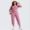 CRZ YOGA Lightweight Capri for Women 23" Cropped Casual Lounge Work Athletic Travel Pants with Pockets Quick Dry Summer Velvet Dust X-Large view 3