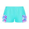 Hedmy Kids Girls Solid Color Elastic Waistband Quick Dry Casual Sport Shorts for Swimming Trainning Green Blue A 12 Years view 1